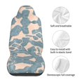 thumbnail image 6 of Easy to Install Car Universal Seat Cover, Abstract Art Lines Texture Four Seasons Universal Front Seat Cover, 2-Piece, 6 of 8