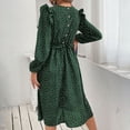 thumbnail image 4 of Vestido De Mujer Con Volantes, Vestido De Mujer De Algodón De Cintura Alta Plisado Para Viajar ANGGREK Otros, 4 of 5
