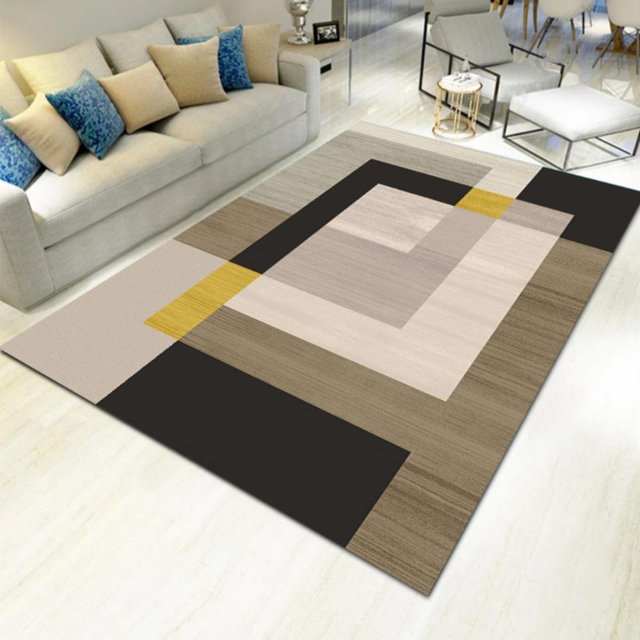 CLEARANCE SALES!!SweetCandy Christmas Carpet Area Rug Modern Floor Mat Bedroom Living Room Carpet Geometric Pattern