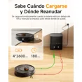 thumbnail image 3 of Aspiradora Robot Inteligente Aspira Y Trapea Con Alexa Aspiradora Robótica con Estación de Autovaciado, Navegación LiDAR, Mapeo de Hogar, Ideal para Pelo de Mascotas, Pisos Duros y Alfombras, 3 of 11