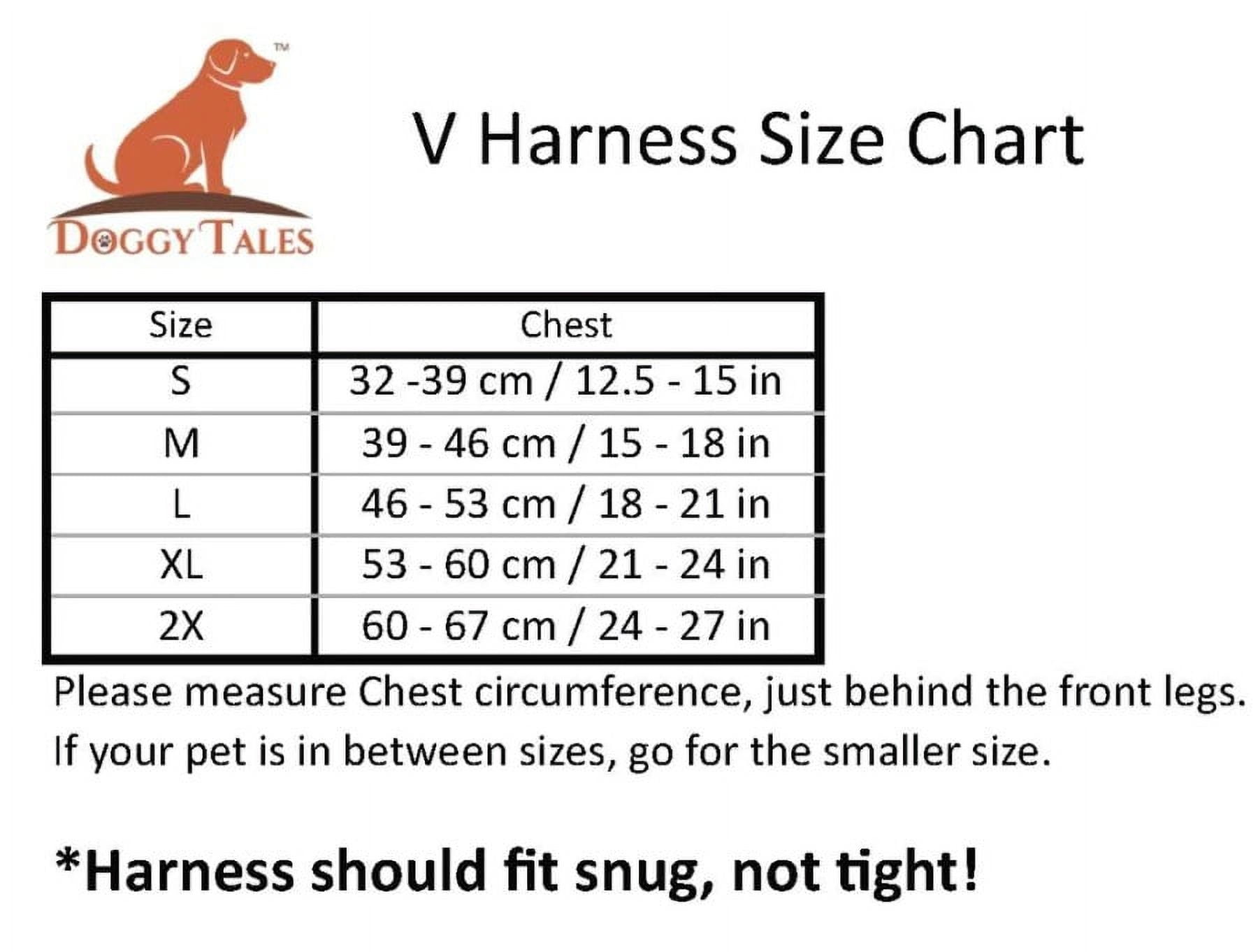 Doggy tales Step In V Harness - Hot Pink, S
