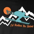 thumbnail image 3 of CafePress - I'd Rather Be Skiing Long Sleeve Dark T Shirt - Long Sleeve Dark T-Shirt, 3 of 4