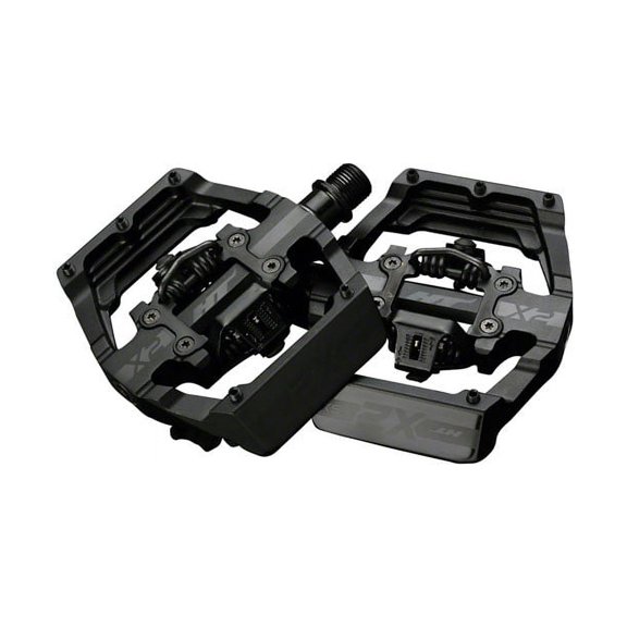 HT Components X2-SX BMX-SX Pedals Body: Aluminum Spindle: Cr-Mo 9/16'' Stealth Black Pair