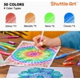 thumbnail image 4 of Shuttle Art Gel Pens, 60 Pack Gel Pen Set 30 Colored Gel Pen with 30 Refills for Adults Coloring Books Drawing Doodling Crafts Scrapbooking Journaling, 4 of 7