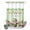 ChristmasZF6019, variant on No Hook Shower Curtain with Built-in Rings - Rainbow Minimalnist Stripe Washable Waterproof Fabric Bathroom Curtains for Hotel,Rentals, Stall 36 X 78 Inch , Candy Texture