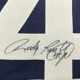 thumbnail image 3 of Autographed/Signed Rudy Ruettiger Notre Dame Blue College Football Jersey JSA COA, 3 of 4