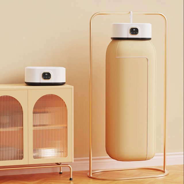 Tyidzon Portable Foldable Mini Dryer For Clothes Small Compact Clothes Dryer Hanging Laundry Dryers With Adjustable Timer For Apartment Rv Travel