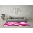 thumbnail image 3 of Ahgly Company Indoor Rectangle Abstract Pink Modern Area Rugs, 2' x 5', 3 of 4