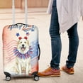 thumbnail image 4 of 4th of July Great Pyrenees Celebrates Independence Day Travel Luggage Cover Pyr Dog Lover Suitcase Dust Protective Decor - 12010, 4 of 5