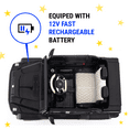 thumbnail image 6 of 2023 Mercedes Ride On Kids Car w/ Remote, Large 12V Battery Licensed Kid Car to Drive 3 Speeds, Soft Seat, MP3 Music, LED Lights, Rubber Tires, 6 of 7