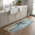 thumbnail image 6 of Area Rug with Tassels 2' x 4', Starfish Summer Beach Better Life Kitchen Runner Rug for Hallway Bedroom Throw Rugs, Farm Vintage Wood Board Soft Door Mat for Bathroom Entrance Living Room, 6 of 9