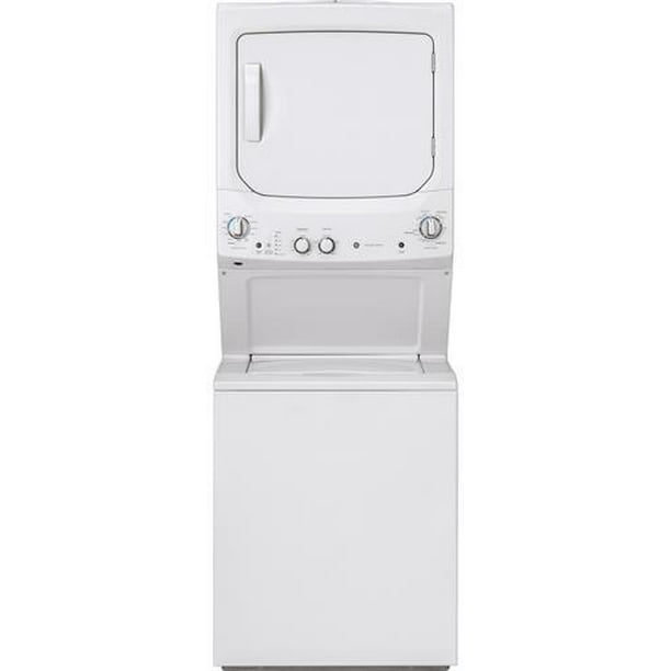 GE GUD27ESSMWW 27 Spacemaker Series Washer and Electric Dryer with