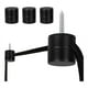 thumbnail image 1 of IMCBSTT - Ganchos de techo para colgar luces de techo, paquete de 3, ganchos para lámpara de techo, ganchos para techo, lámpara de bricolaje, color negro, 1 of 6