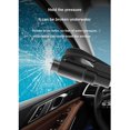 thumbnail image 3 of 1PC Emergency Keychain Ring Car Escape Tool, 2-in-1 Portable Seat Belt Cutter and Window Glass Breaker, Car Escape Tool for Land and Underwater (Black), 3 of 9