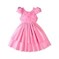 thumbnail image 3 of Ahuyic Little Girl Dresses,Summer Casual Dresses for Kids,Small And Medium-sized Baby Girl Dress With Back Belt Decoration, 3 of 4
