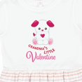 thumbnail image 4 of Inktastic Grandma's Little Valentine Girls Toddler Dress, 4 of 5