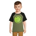 thumbnail image 6 of The Hulk Toddler Boy Sublimated Zip Up Hoodie and T-Shirt Set, Sizes 2T-5T, 6 of 9