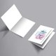 thumbnail image 3 of Tarjetas de Felicitación de invitación de fiesta de regalo para elevar el hombre de mis sueños, decoración DIY, tarjeta plegable en blanco personalizable, 30-50 Uds., 3 of 4