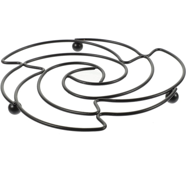 unbranded Mantel Individual De Hierro Para Con Hueco Protección Térmica Negro
