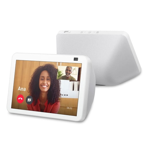 Amazon Echo Show 8 con asistente virtual Alexa, pantalla integrada de 8" Blanca 110V/240V ECHO Echo Gen-NEGRO