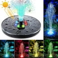 thumbnail image 2 of 13/16/18cm Solar Water Fountain Pool Pond Waterfall Garden Decoration Outdoor Bird Bath Solar Powered Colorful Fountain Floating-ksize, 2 of 5