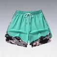 thumbnail image 1 of 2 in 1 Shorts for Womens Compression Liner Gym Running Short Pants 5 Inch Quick Dry Workout Swim Trunks with Pockets, 1 of 4