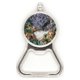 thumbnail image 1 of Flor de piedra la ciencia naturaleza paisaje Acero inoxidable Metal cerveza tapa sacacorchos, 1 of 3