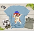 thumbnail image 2 of Cool Dabbing Dancing Dog Wearing Sunglasses Hat Necklace T-Shirt Dabbing Puppy Shirt for Men Women Kids Boys Girls Teens Graphic Gift Tshirt, 2 of 8