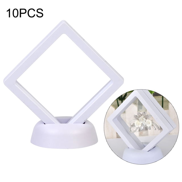 10 Pcs 3D Frame Shadow Box Jewellery Display Empty Coin Frame Watch Box