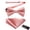Pink, variant on Men Pink Bowties Wedding Bow Ties Wedding Pre-tied Bowtie Pocket Square Set Formal Party