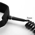 thumbnail image 2 of Alician Surfboard Leash, 10ft Straight Surf Board Leg Rope, Elasticity High Strength 7mm Thick Legrope Strap For Longboard Shortboard Paddleboard Replacement, 2 of 6