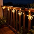 thumbnail image 4 of Easter String Lights Solar Powered Butterfly Shaped Decorative LED Lights 110.24 in Multicolor Plastic Garden Night Light, 4 of 7