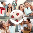 thumbnail image 5 of Wearable Blanket,Red Strawberry Plants Fruit Light Pink Pattern Hooded Wearable Sherpa Blanket for Adults & Teens,Winter Poncho Shawl Wrap Cape Thick Warm,50"x60", 5 of 5