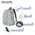 thumbnail image 4 of Yiaed Cute Sloth Print Backpack, Premium Laptop Backpack, Travel Backpack for Women, Lightweight Backpacks, Comfortable Back Pack-Small, 4 of 7