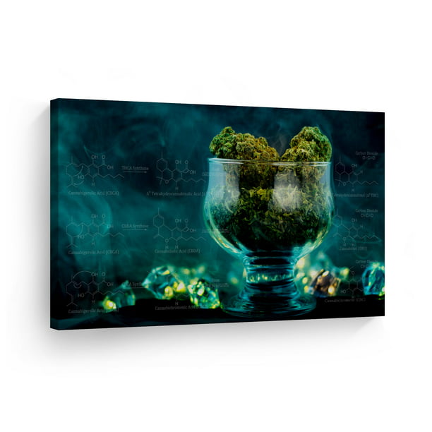 13+ Finest Weed canvas wall art images info