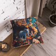 thumbnail image 5 of KLL Whimsical Animal Spiral Decorative Throw Pillow Covers Velvet Soft for Couch Sofa Bedroom Living Room Outdoor (No pillow core)- 18"x18", 5 of 5