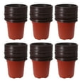 thumbnail image 1 of Shisuyan 150pcs Simple Plastic Plant Pot Garden Flower Planter Plastic Plant Nursery Pots, 1 of 9