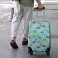 thumbnail image 3 of Light Blue Dinosaurs Celestial Pattern Luggage Cover Fashion Suitcase Cover Baggage Covers Fit 25-28 Inch Luggage (Go Travel), 3 of 5