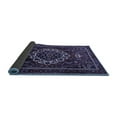 thumbnail image 2 of Ahgly Company Indoor Round Medallion Blue Traditional Area Rugs, 7' Round, 2 of 4