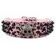thumbnail image 1 of 2" Wide Spiked Studded Leather Dog Collar Bullet Rivets With Cool Skull Pet Accessories For Meduim Large Dogs Pitbull Boxer S-XL ShopWise Round, 1 of 10