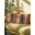 thumbnail image 5 of Outdoor Throw Pillow Set of 2, Burnt Orange Brown Waterproof Pillow with Insert Included, Farmhouse Vintage Wooden Decorative Accent Cushion Lumbar Pillows for Patio Porch, 12 x 20 In, 5 of 8