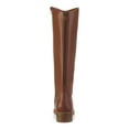 thumbnail image 2 of STYLE & COMPANY Womens Brown Cushioned Zipper Accent Stretch Graciee Round Toe Block Heel Zip-Up Riding Boot 9 M, 2 of 4