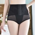 thumbnail image 3 of Elainilye Fashion Women's Shapewear Bodysuits Butt Lifting Panties Lace High-Waist Buttocks Body Shaper Underwear,Black, 3 of 9