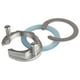 thumbnail image 1 of Herrajes de montaje para fregadero de un solo orificio que se instalan fácilmente para accesorios de baño de cocina Acero inoxidable, 1 of 9
