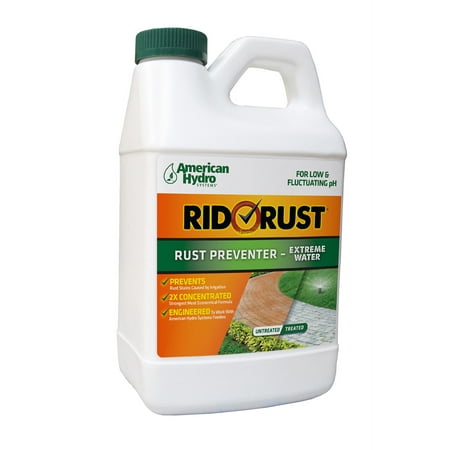 American Hydro Systems RR2 Rid O' Rust Extreme Water 2X Concentration Stain Preventer, 2.5-Gallon (Best Way To Get Rid Of Ink Stains)