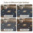 thumbnail image 7 of ODIKA 4'x6' Ultra-Soft Area Rug, Large Planets Galaxy Concentric Rings Themed Planetary Stars None Washable, Bare feet friendly, Silk-Touch for Bedroom Home office, 7 of 7