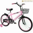 thumbnail image 2 of Kids Bike for Ages 3-10 Years Old Boys Girls, 14/16/18 Inch Kid's Bikes with Training Wheels, Basket, Dual Brake, Children Bicycle for Kids and Toddler Beginners, Pink/Red, 2 of 9