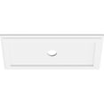thumbnail image 2 of 22"W x 11"H x 2"ID x 7 1/2"C x 1"P Rectangle Architectural Grade PVC Contemporary Ceiling Medallion, 2 of 11