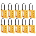 thumbnail image 3 of Spptty Electrical ,Engineering ,10PCS 3mm Lockout Tagout Lock Durable 4‑Hole Insulated Nylon Safety Energy Isolation, 3 of 8
