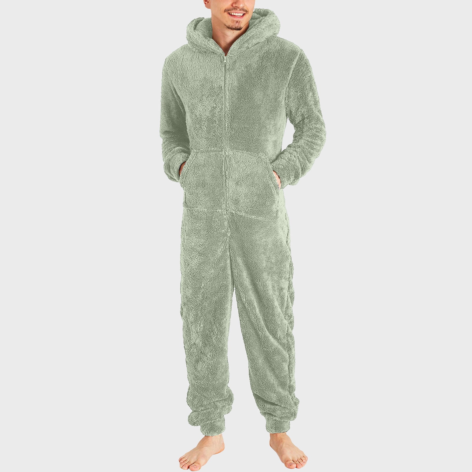 EOYWHK Mens Lounge Sets for Women Winter Fleece Rompers